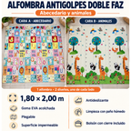 MiniMundo - Alfombra Antigolpes Doble Faz 🧩
